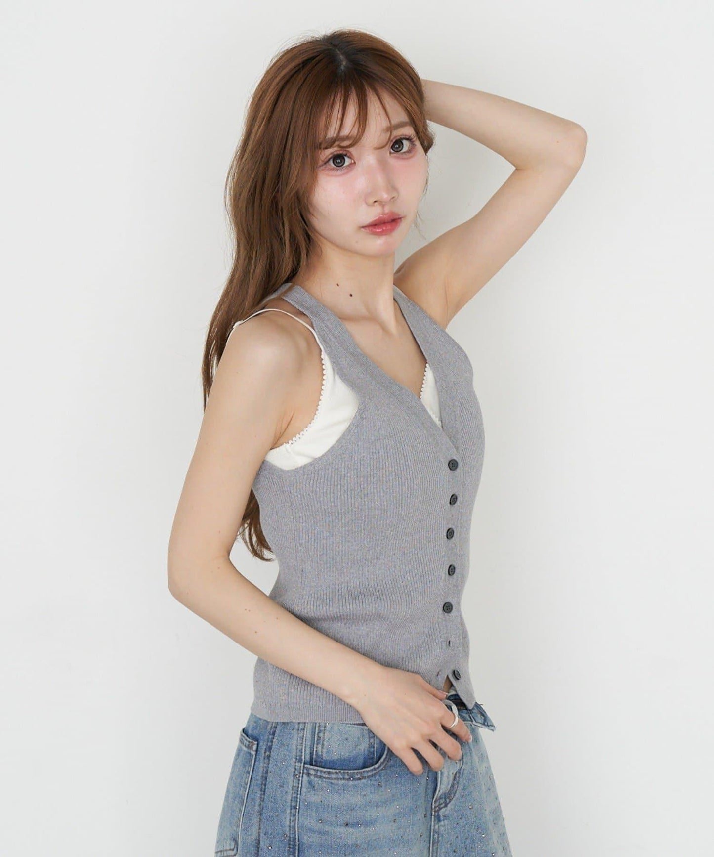 Ray Cassin 羅紋美式肩背心