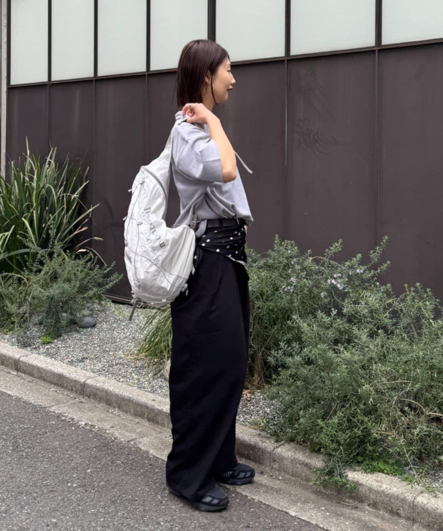 中性涼感印花華夫格POLO衫