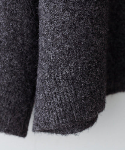 LARUTA 雜色有領開口領針織上衣