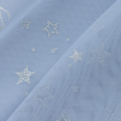閃粉印花薄紗半身裙