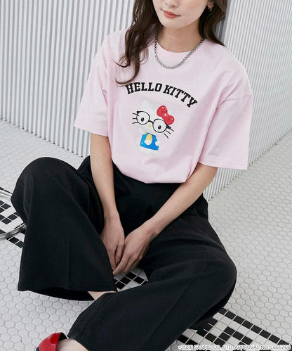 SANRIO CHARACTERS（三麗歐） 眼鏡學院風印花T恤