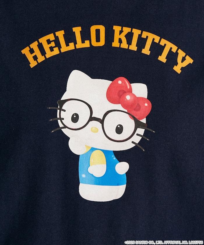 SANRIO CHARACTERS（三麗歐） 眼鏡學院風印花T恤