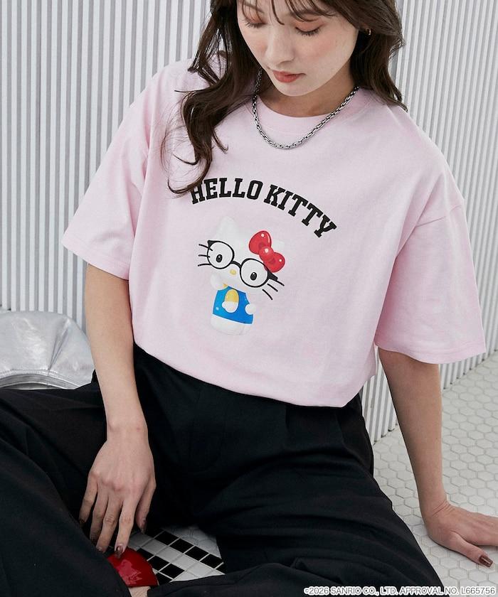 SANRIO CHARACTERS（三麗歐） 眼鏡學院風印花T恤