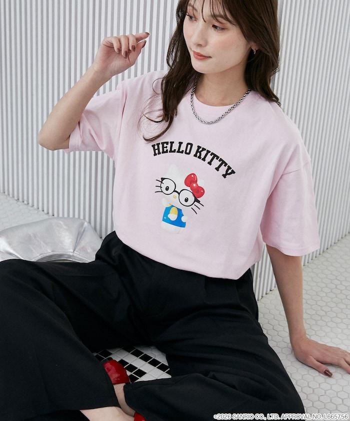 SANRIO CHARACTERS（三麗歐） 眼鏡學院風印花T恤