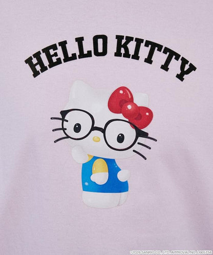 SANRIO CHARACTERS（三麗歐） 眼鏡學院風印花T恤