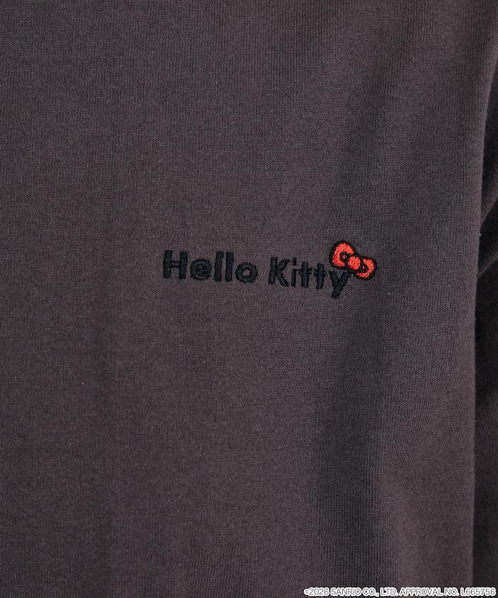 HELLO KITTY（凱蒂貓） ID Photo風背部印花T恤