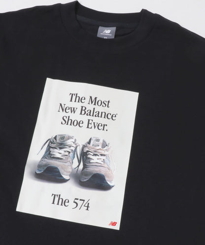 NEW BALANCE 574 廣告印花T恤