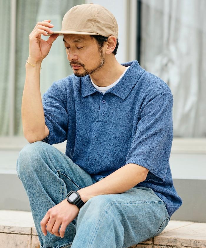 乾爽觸感 圈圈紗 針織POLO衫