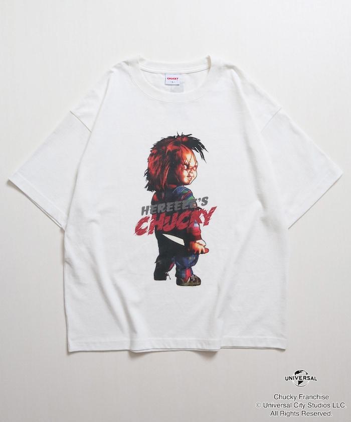 Child's Play/チャイルド・プレイ（鬼娃回魂） 寬鬆版印花圓領T恤 HEREEEE’S