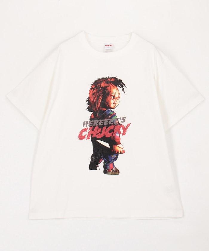 Child's Play/チャイルド・プレイ（鬼娃回魂） 寬鬆版印花圓領T恤 HEREEEE’S