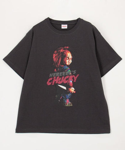 Child's Play/チャイルド・プレイ（鬼娃回魂） 寬鬆版印花圓領T恤 HEREEEE’S