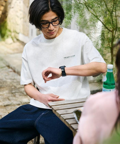 寬鬆版型 收據圖案 後背印花 T恤