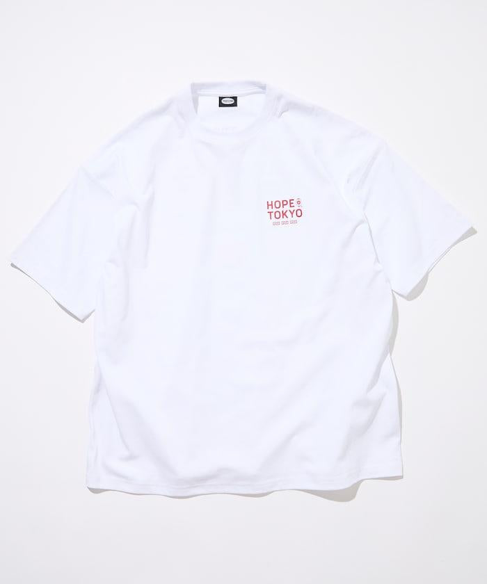 ホープ軒本舗×FREAK'S STORE 聯名 寬鬆廓形 背部印花 圓領T恤