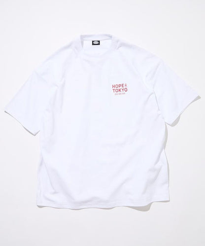 ホープ軒本舗×FREAK'S STORE 聯名 寬鬆廓形 背部印花 圓領T恤