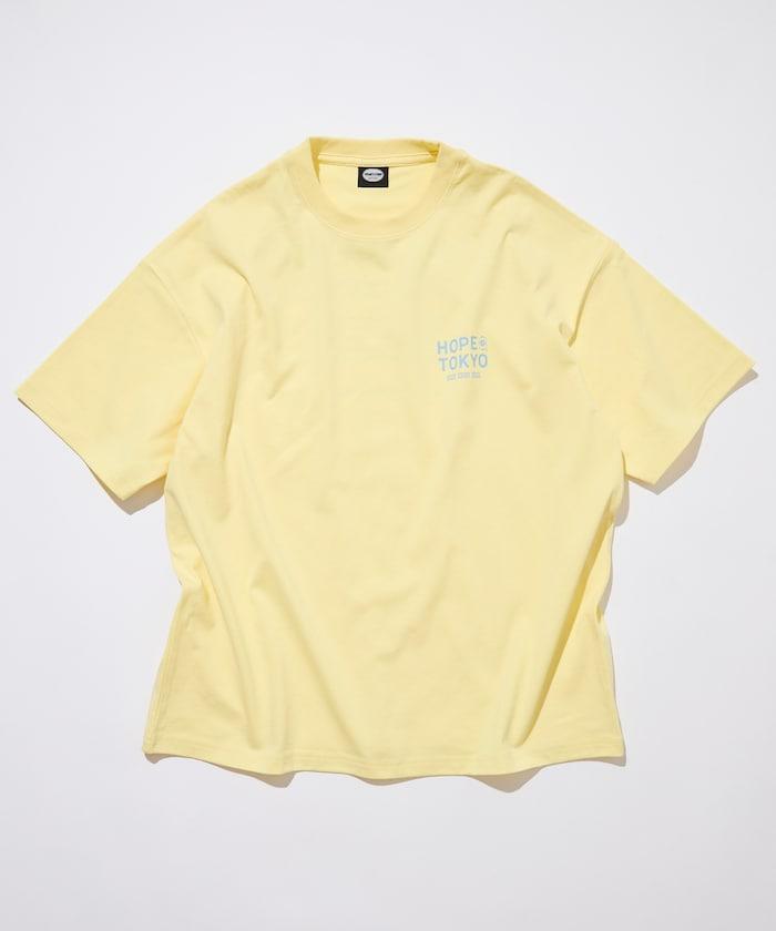ホープ軒本舗×FREAK'S STORE 聯名 寬鬆廓形 背部印花 圓領T恤