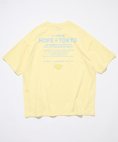 ホープ軒本舗×FREAK'S STORE 聯名 寬鬆廓形 背部印花 圓領T恤