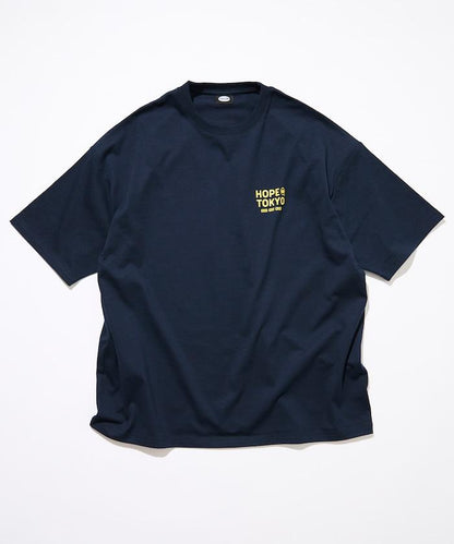 ホープ軒本舗×FREAK'S STORE 聯名 寬鬆廓形 背部印花 圓領T恤