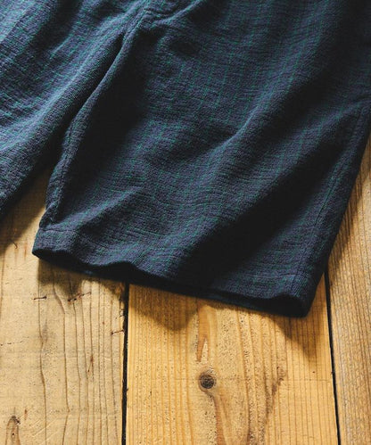 格紋 AUSTRALIAN COTTON 休閒短褲