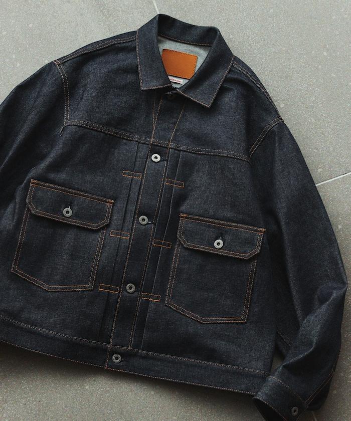 日本製造 JAPAN DENIM TRACKER JACKET 牛仔夾克