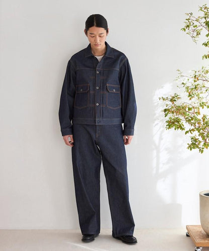 日本製造 JAPAN DENIM TRACKER JACKET 牛仔夾克