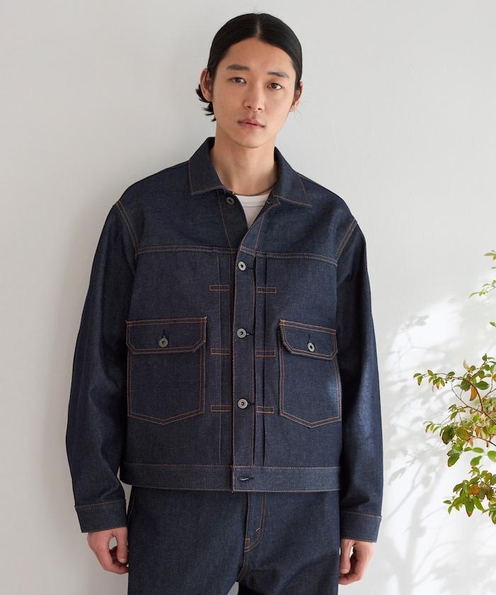 日本製造 JAPAN DENIM TRACKER JACKET 牛仔夾克