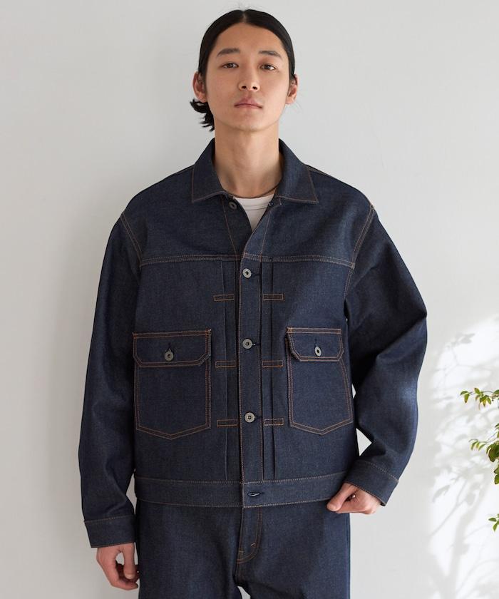 日本製造 JAPAN DENIM TRACKER JACKET 牛仔夾克