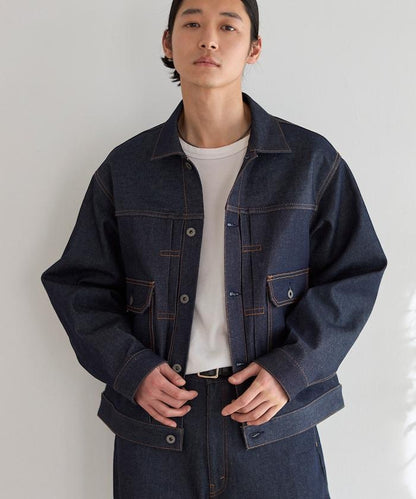 日本製造 JAPAN DENIM TRACKER JACKET 牛仔夾克