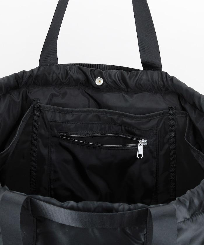 PADDING NYLON DRAWSTRING TOTE M
