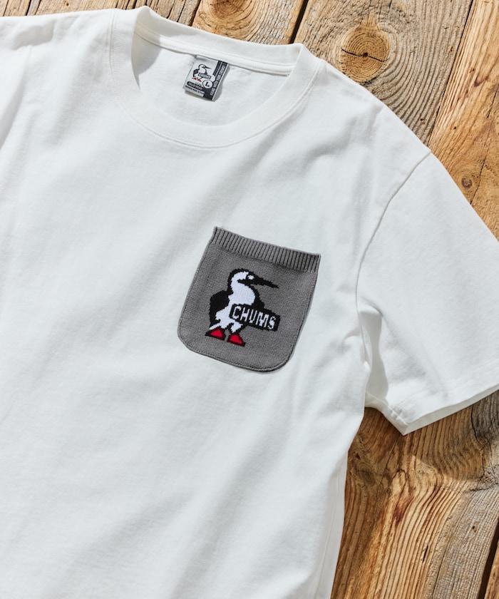 CHUMS×FREAK'S STORE 聯名 Booby Bird 圖案 針織口袋 圓領T恤