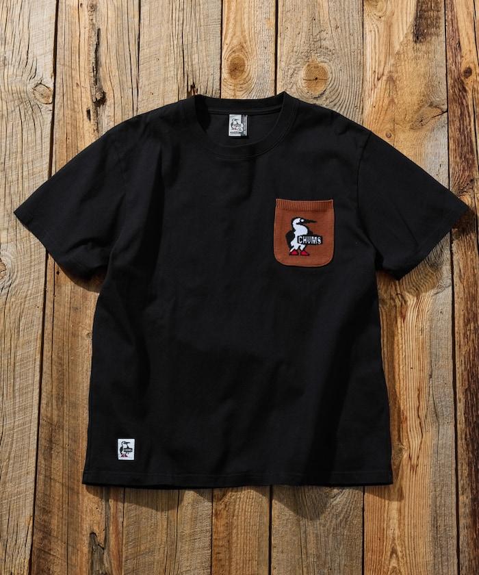 CHUMS×FREAK'S STORE 聯名 Booby Bird 圖案 針織口袋 圓領T恤