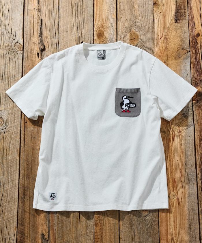 CHUMS×FREAK'S STORE 聯名 Booby Bird 圖案 針織口袋 圓領T恤