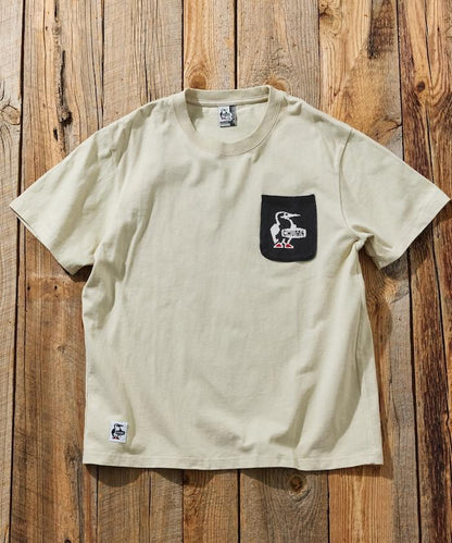 CHUMS×FREAK'S STORE 聯名 Booby Bird 圖案 針織口袋 圓領T恤