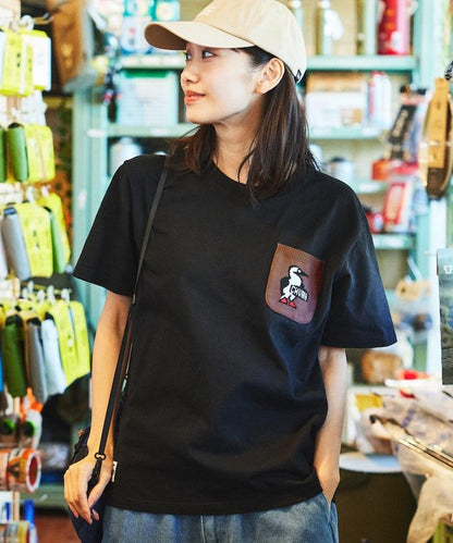 CHUMS×FREAK'S STORE 聯名 Booby Bird 圖案 針織口袋 圓領T恤