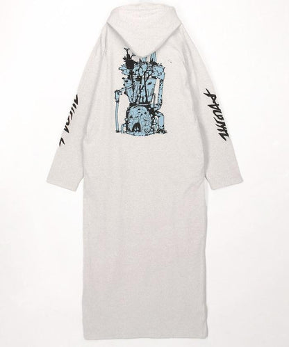SUPER FINE DRY DAMAGE L/S HOODED DRESS（CIRCULATION） 連帽連衣裙