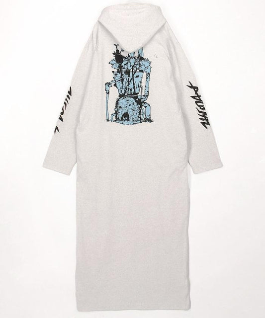 SUPER FINE DRY DAMAGE L/S HOODED DRESS（CIRCULATION） 連帽連衣裙