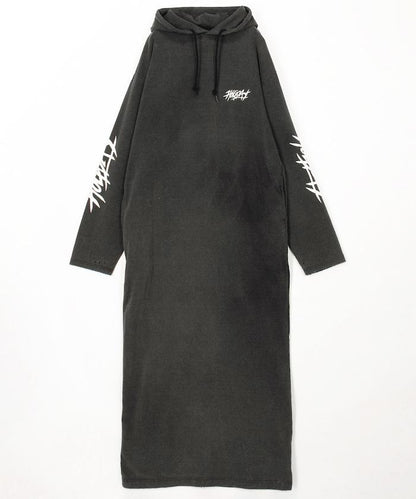 SUPER FINE DRY DAMAGE L/S HOODED DRESS（CIRCULATION） 連帽連衣裙