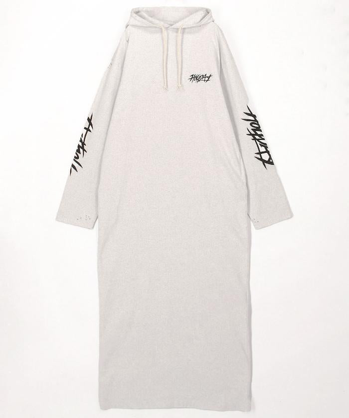 SUPER FINE DRY DAMAGE L/S HOODED DRESS（CIRCULATION） 連帽連衣裙