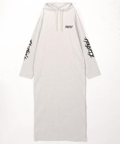 SUPER FINE DRY DAMAGE L/S HOODED DRESS（CIRCULATION） 連帽連衣裙