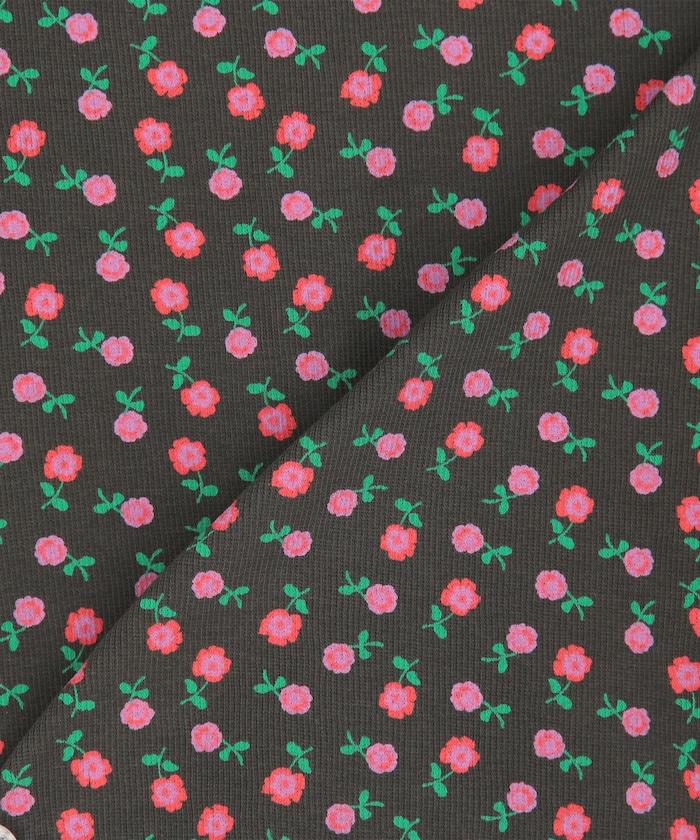 SUPER RIB CAMISOLE（FLOWER） 吊帶背心