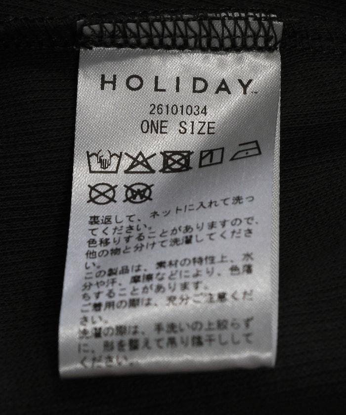 SUPER RIB PADDED SHOULDER CREW NECK LONG SLEEVE 長袖上衣