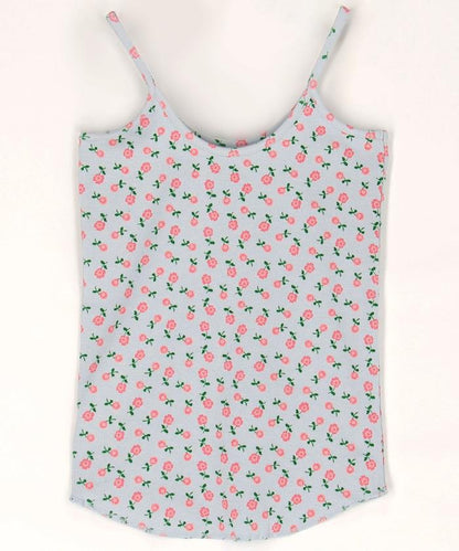 SUPER RIB CAMISOLE（FLOWER） 吊帶背心
