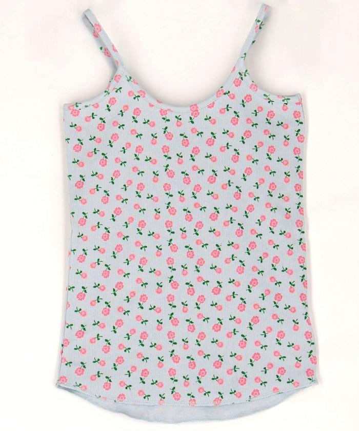 SUPER RIB CAMISOLE（FLOWER） 吊帶背心