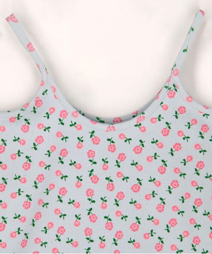 SUPER RIB CAMISOLE（FLOWER） 吊帶背心