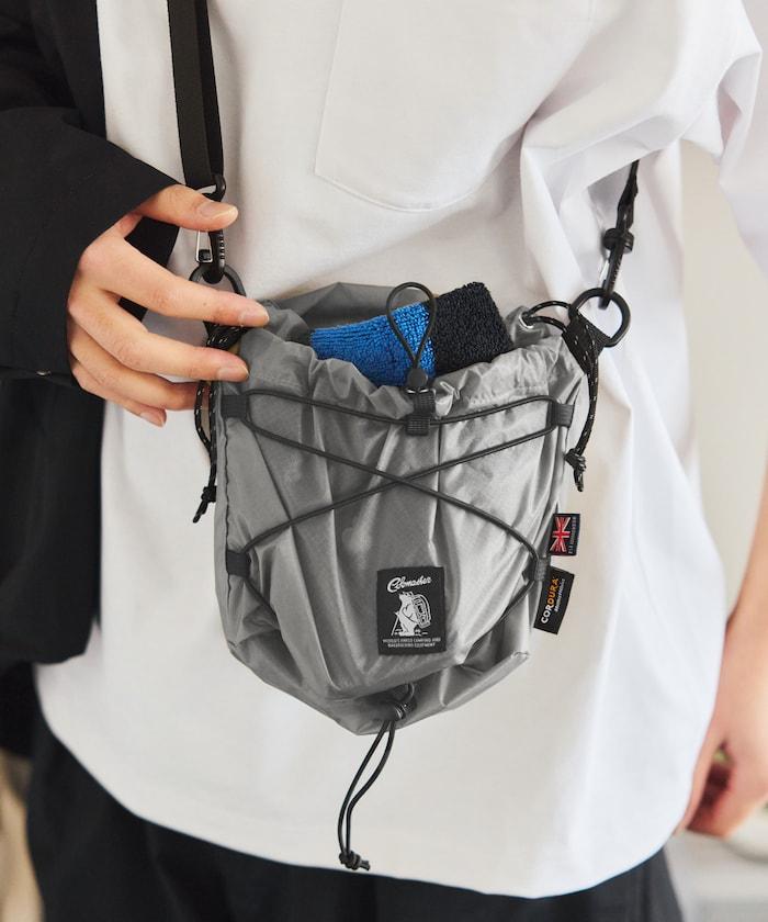 2WAY ROLLTOP&KINCHAKU SHOULDE 卷頂巾著設計 單肩包