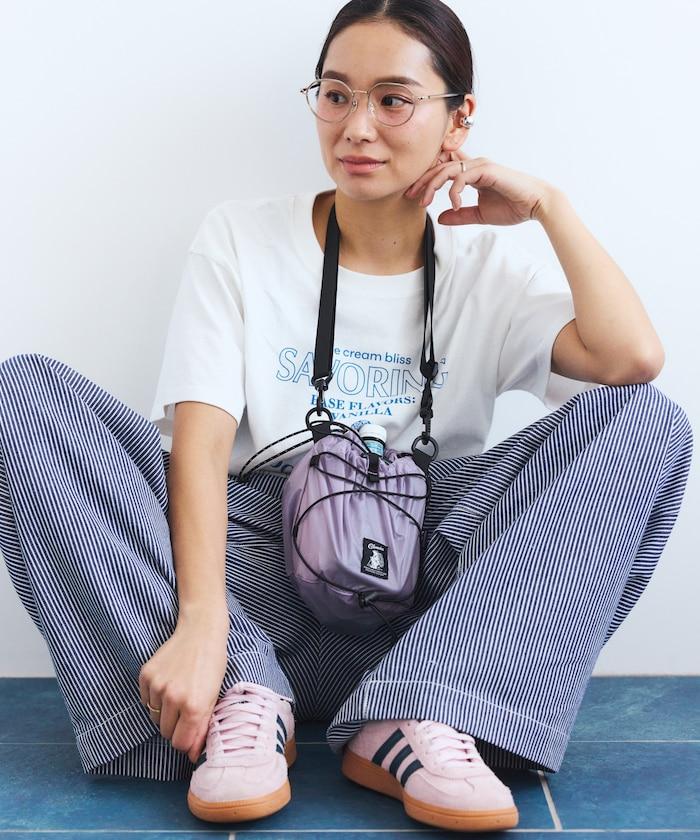 2WAY ROLLTOP&KINCHAKU SHOULDE 卷頂巾著設計 單肩包