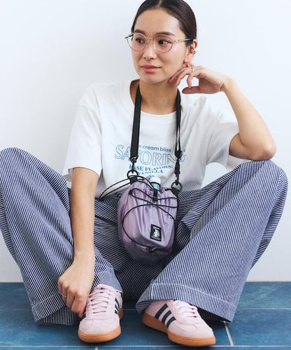 2WAY ROLLTOP&KINCHAKU SHOULDE 卷頂巾著設計 單肩包