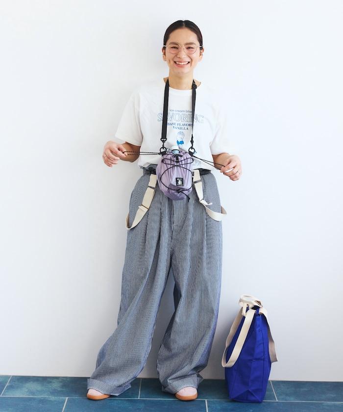 2WAY ROLLTOP&KINCHAKU SHOULDE 卷頂巾著設計 單肩包