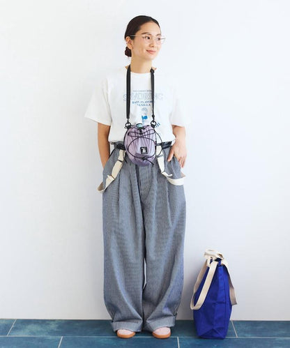 2WAY ROLLTOP&KINCHAKU SHOULDE 卷頂巾著設計 單肩包
