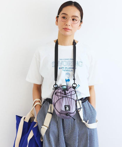 2WAY ROLLTOP&KINCHAKU SHOULDE 卷頂巾著設計 單肩包
