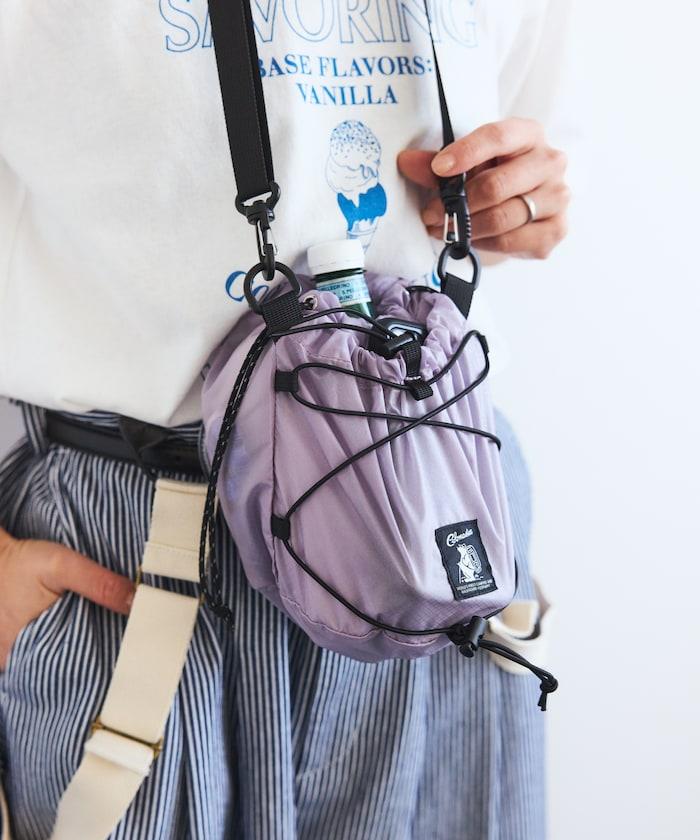 2WAY ROLLTOP&KINCHAKU SHOULDE 卷頂巾著設計 單肩包